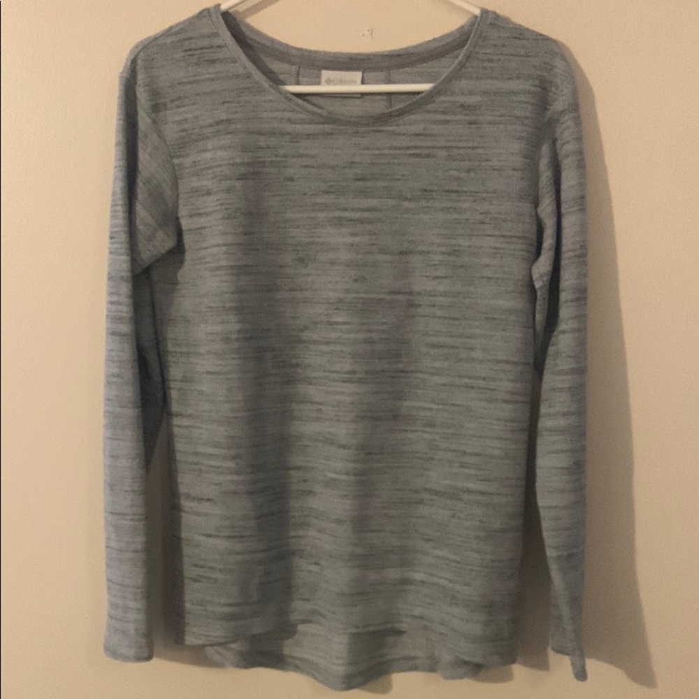 Columbia - Gray Long Sleeve Top Men’s Small - 17”inch PTP